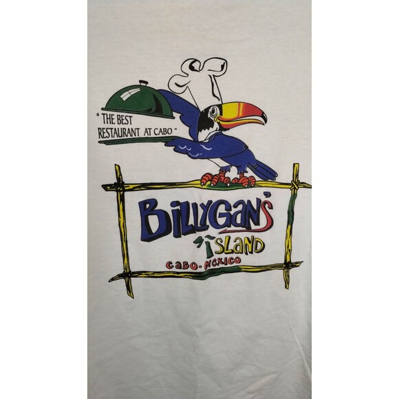 Vintage Billigan's Island Beach Club T Shirt Men's Size 3XL - Picture 4 of 7
